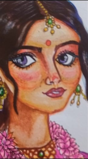 Watercolor Drawing Tutorial for Beginners #viralshort #art #ytstudioes #painting #watercolor