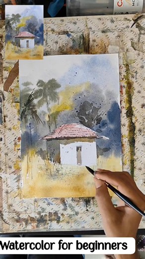 12K views · 200 reactions | Watercolor for beginners #watercolor #painting #beginners #art | Ravindra Mahale | Facebook