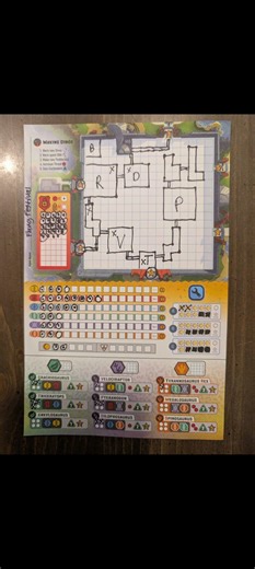 Dungeons and Dragons and Dinosaur Island Rawr N Write (Component Parts of a Narrative) Blue