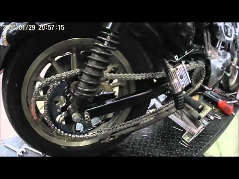 chain conversion install on a 1982-2003 HD Sportster