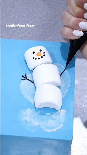 snow cake / cake recipe / birthday cake recipe / #cake #cakerecipe #shortsfeed #shortvideo