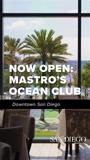 And here it is. San Diego’s first Mastro’s Ocean Club is officially open along the Embarcadero. The steakhouse, known for some of the best service on the planet, started in the desert and rode a fame rocket to the rest of the country. This is @mastrosofficial’s tenth California outpost and the first in SD. Our iteration’s got God-sized windows to frame the bay views, a ceiling dripping with chandeliers, and a patio that’s massive, as it should be. All are lovely settings for a juicy ribeye and l