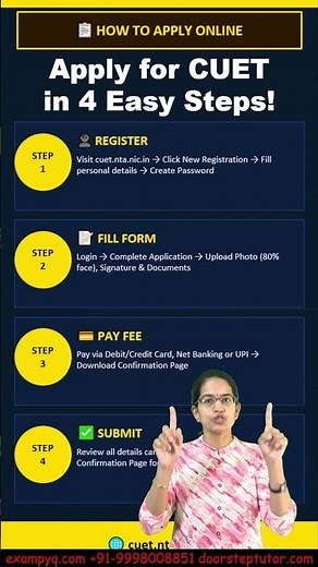 How to Apply for CUET UG 2026 Step by Step Application Process 📝