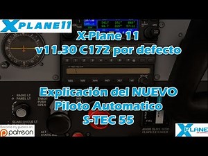X-Plane 11 | Piloto Automático C172 S-TEC 55 v11.30