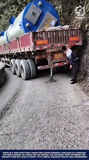 Smart Machine Hydraulic Jack to Rescue Trucks from Tight Spots