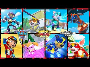 PAW Patrol Mighty Pups Save Adventure Bay - Super missions for all pups - Nick Jr. FHD