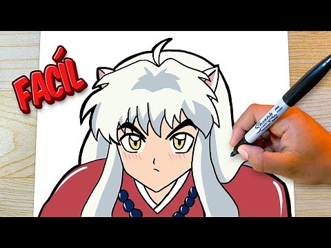 Cómo dibujar a INUYASHA | Tutorial de dibujo paso a paso