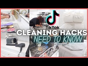 TIKTOK CLEANING HACKS YOU NEED TO KNOW | *NEW* HOME CLEANING HACKS | 2021 TIKTOK CLEANING TIPS