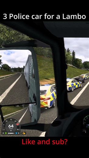 Didnt expect that many Police for a lambo 🔥 #fast #eurotruck #lamborghini