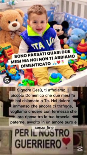 Due mesi senza il piccolo Domenico ❤️ #baby #love #giustiziaperdomenico #shorts