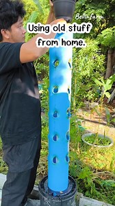 20K views · 305 reactions | DIY Hydroponic Tower (Water System Setup) ไฮโดรแนวตั้งบ้าน ๆ : วางระบบน้ำด้วยของที่มี #DIY #HydroponicTower #VerticalGarden #PVC #RecycledDIY | BellinFarm | Facebook