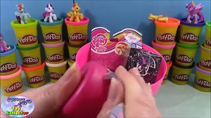 MY LITTLE PONY Giant Play Doh Surprise Egg SUNSET SHIMMER - Surprise Egg and Toy Collector SETC