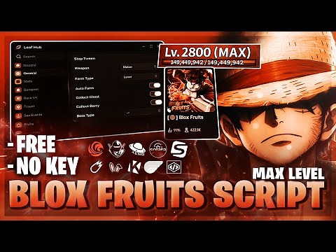🔥 Blox Fruits Script NO KEY — Auto Farm, Auto Dungeon, Auto Mastery, Auto Spin, PVP & More! 🎁