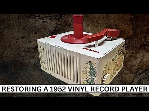 Restoring a Vintage 1952 Record Player