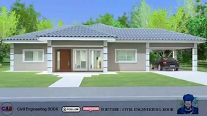 13K views · 238 reactions | Wow  Beautiful 3 Bedroom House Plan with American Kitchen & Car Parking Area | Home Design | Civil Engineering Book | Civil Engineering Book | Facebook