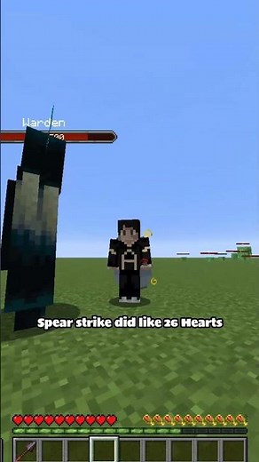Spear with Strength II in Minecraft!
