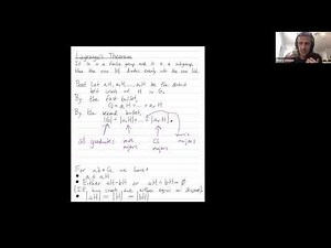 Abstract Algebra 39: A proof of Lagrange's theorem