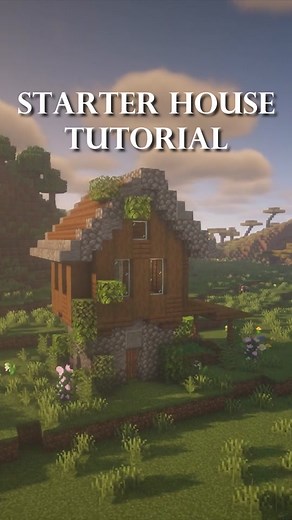 Minecraft Spruce Wood Starter Home Tutorial