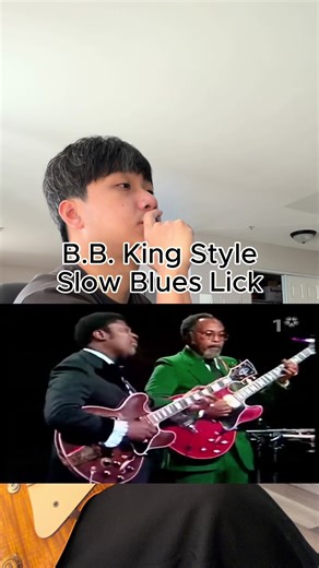 B.B. King Style Slow Blues Lick in A