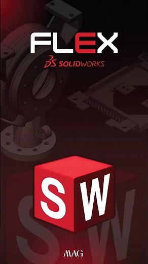 Flex Command In SolidWorks 💡🚀 #solidworks #solidworkstutorial #cad #viral #mechanical