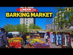 Barking London | England, East London, London Walk | 4k