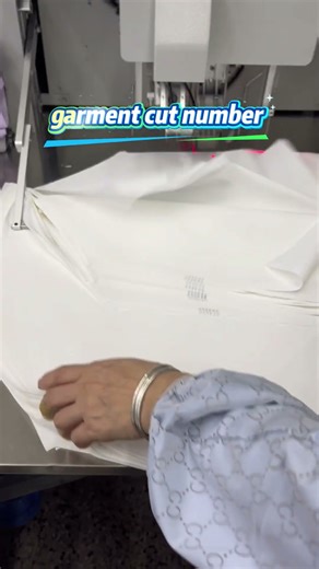 Full automatic numbering machine in garment factory, improving efficiency