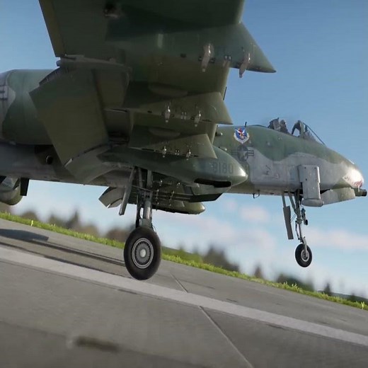 A-10 Landing Gear In Action View
