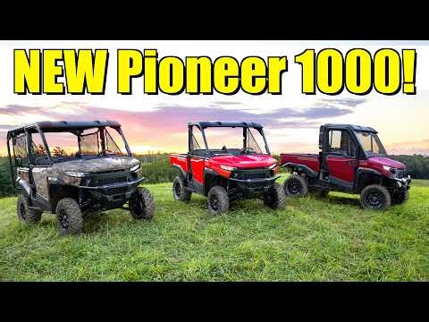 2026 Honda Pioneer 1000 Has Fresh Looks, New Tech and a Full Cab!