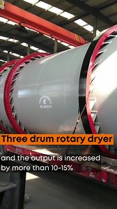 16 reactions | Three drum rotary dryer In the series of wet material...