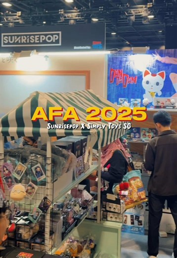 ✨ AFA 2025, you were legendary! ✨ Thank you for all the love at the Sunrisepop × Simply Toys SG booth — from exclusive drops to unforgettable meets, you made this year absolutely hype. 💥🔥 Wrapping up the con with our favourite moments… and trust us, 2026 is going to be even bigger. 👀💚 See you next year! 🚀🎉 #AFA2025 #SimplyToysSG #Sunrisepop #Anime
