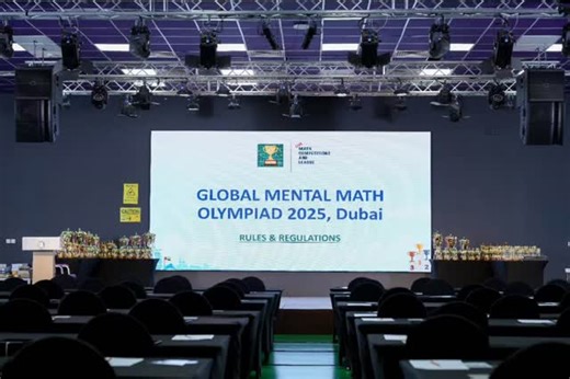 Live Math Competitions And League on Instagram: "🌍 Global Mental Math Olympiad 2025 – Dubai Highlights! 🏆 We’re thrilled to share the official highlight video of the Global Mental Math Olympiad 2025, held at Glendale International School, Dubai, on 1st November 2025! 🎉 💡 760 Brilliant Minds. 1 Unforgettable Event. Participants from 11 countries and all seven Emirates of the UAE came together to celebrate the spirit of Mental Math — representing a truly global community, including Sri Lanka, 