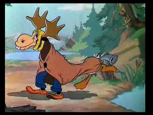 Mickey Mouse, Donald Duck, Goofy - Moose Hunters  (1937)