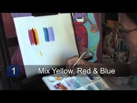 How to Make the Color Brown With Paint