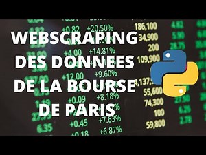 WebScraping des données boursières du CAC40 avec Python [Tutoriel complet]