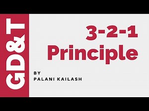 GD&T Tutorial 24.6 : 3-2-1 Principle