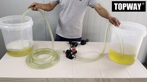 Amazon.com: TOPWAY 12V DC Gasoline Fuel Pump 3.7GPM Self-priming Oil Transfer Pump With Handle, Reversible Pumping, Overheat Protection, Explosion-Proof, Built-in Bypass, for Gasoline Fuel Diesel Kerosene Removal