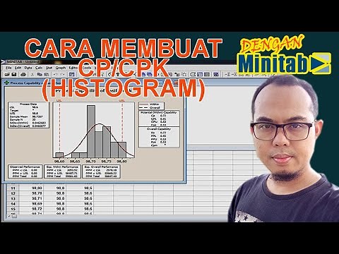 CARA MEMBUAT CP CPK DENGAN MINITAB