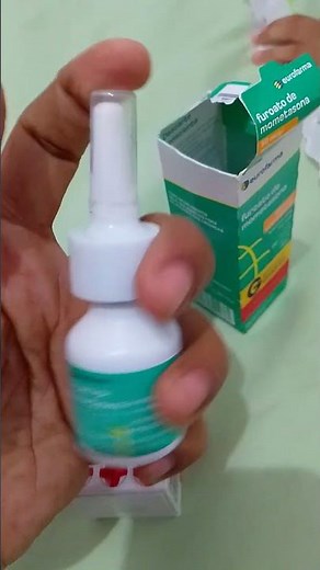 como utilizar o spray Monax e o spray Furoato de Mometasana.