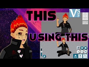 NEW Vseeface posing vtuber addon using VRM posing