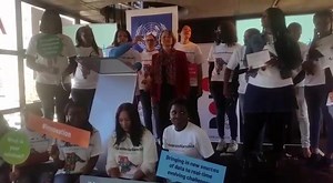 Resident representative of the UNDP in Namibia Alka Bhatia, and head of cooperation in the German embassy Gabriele Geier officially launched the accelerator lab in Windhoek today. The accelerator lab is part of an effort to collaborate with national partners to address today's challenges. Video: Khanyiswa Mogotsi | The Namibian