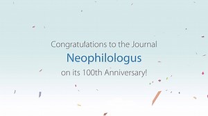 10K views · 22 reactions | Happy 100th Anniversary Neophilologus!...