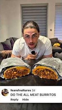 Eating The Every-Meat Burrito 🌯 🥩 From Regular Show