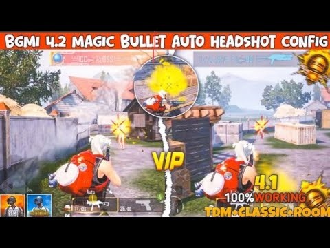 BGMI 4.2 MAGIC BULLET AIMBOT 360 AUTO HEADSHOT CONFIG FILE | HIGH DAMAGE CONFIG BGMI 4.2