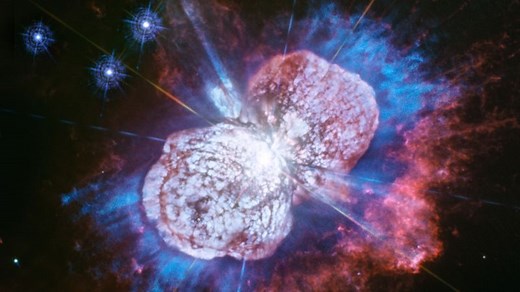 NASA releases new image of cosmic fireworks show