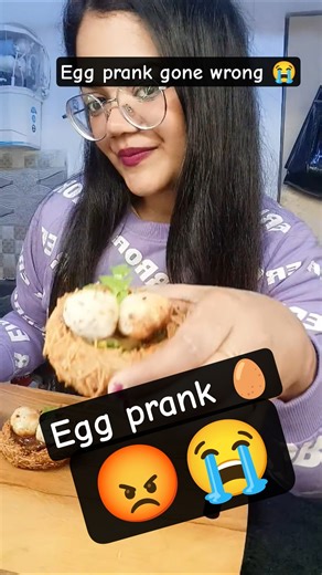 Egg prank gone wrong 😭 #minivlog #funny #explore #prank #viralvlog #trending #ytshorts