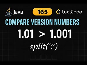 LeetCode 165: Compare Version Numbers | Java Solution | Two-Pointer Approach