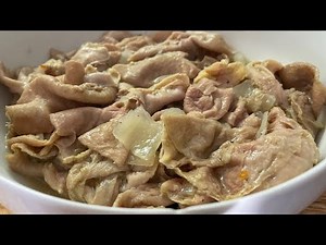 EITHER YOU LOVE THEM OR U DISLIKE THEM /MY NEW YEARS DAY TRADITIONAL MEAL/OLD SCHOOL CHITTERLINGS