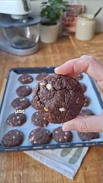 Σοκολατένια μπισκότα με λευκή σοκολάτα 🍪 | Cookie Prep Jar #2 #evicita #cookiejar