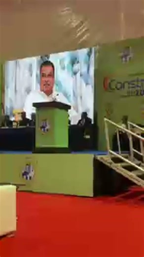 Shri Nitin Gadkari ji at @pcerf_Constro event!