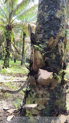 Techniques for easily cutting tree branches - a sharp sickle #automobile #bamboo1 #excavator